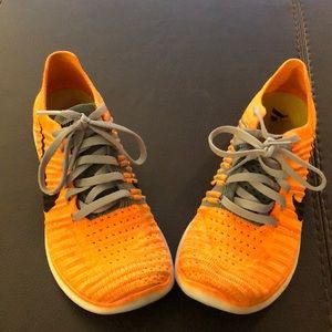 Nike Orange Flyknit sneakers